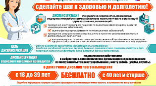Диспаринзация, сделай шаг к  здоровью 